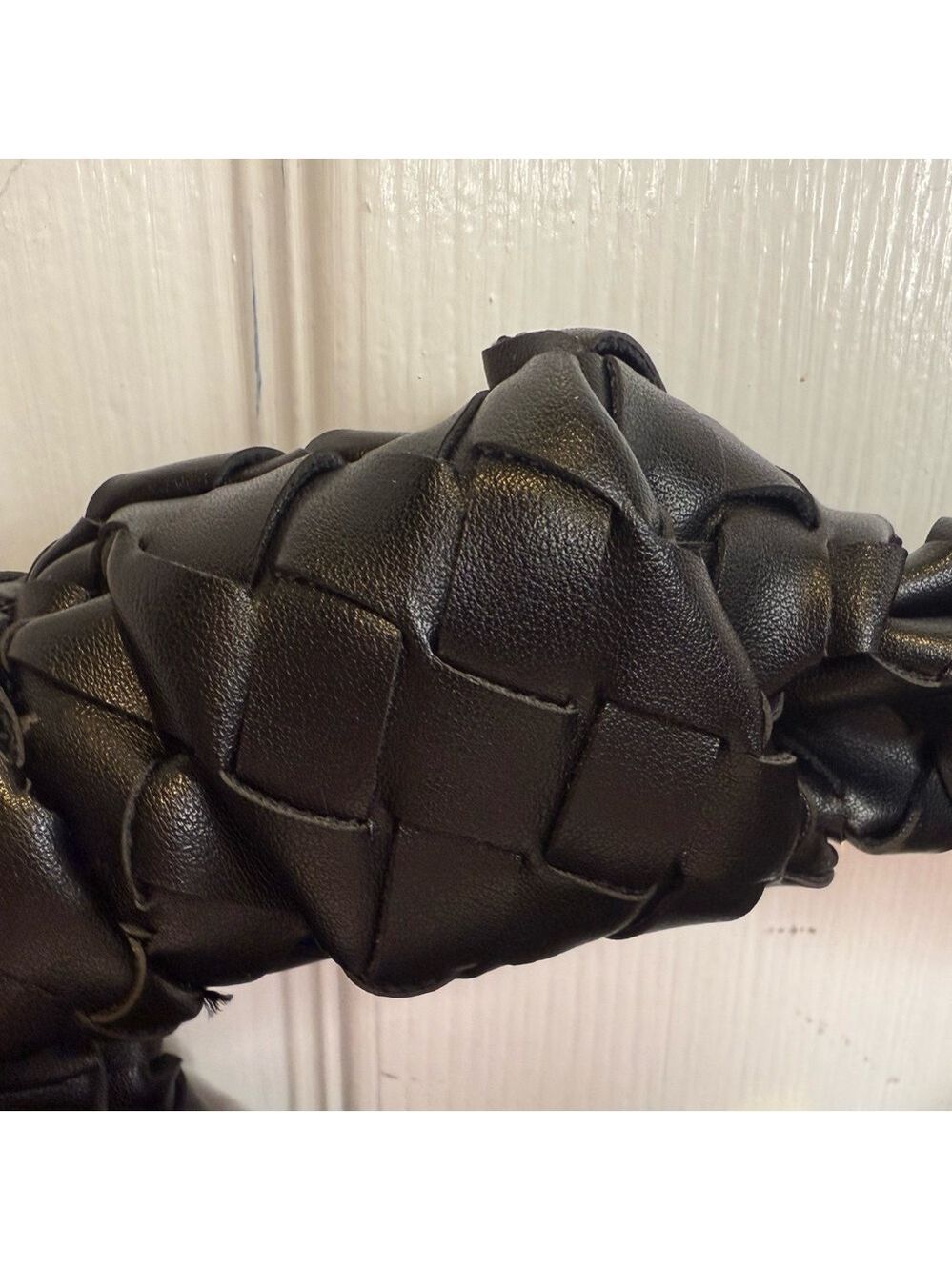 URBAN EXPRESSIONS WOVEN KNOT HOBO VEGAN PURSE HANDBAG - Picture 7 of 16